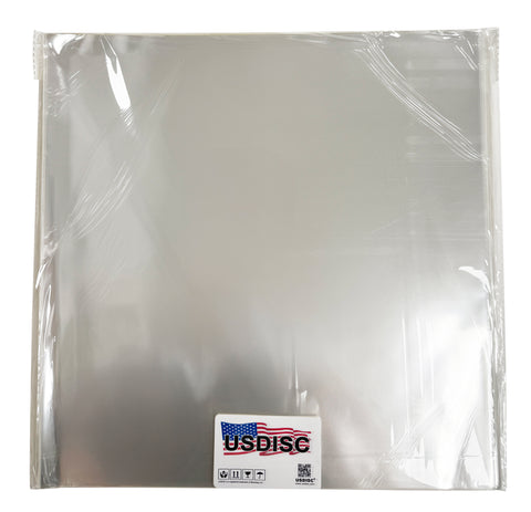 USDISC Record Outer Sleeves 12", LP, OPP, 2mil, Clear