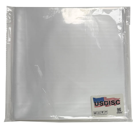 USDISC Record Outer Sleeves 10", 78 RPM, OPP, 2mil, Clear