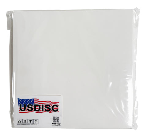 USDISC Record Jackets 7", 45 RPM, Cardboard, 350g, White