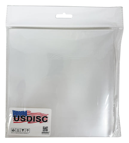 USDISC Record Outer Sleeves 7", 45 RPM, CPP, 3mil, Clear