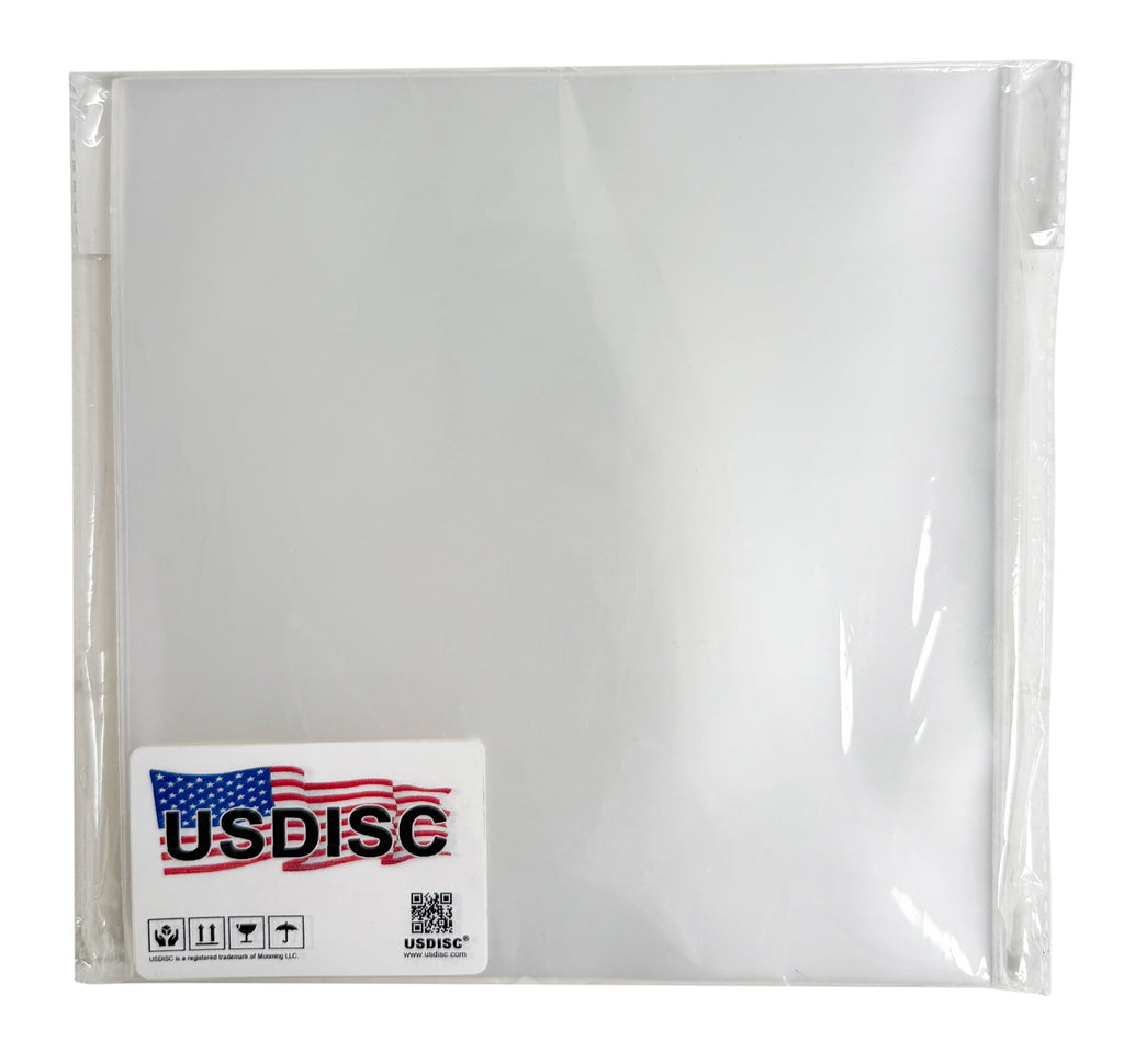 USDISC Record Outer Sleeves 7", 45 RPM, OPP, 2mil, Clear