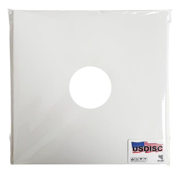 Record Dividers 12, LP, Polypropylene, 28pt Square Corners, Wh