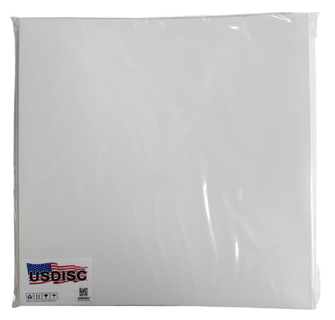 USDISC Record Jackets 12", LP, Cardboard, 350g, White