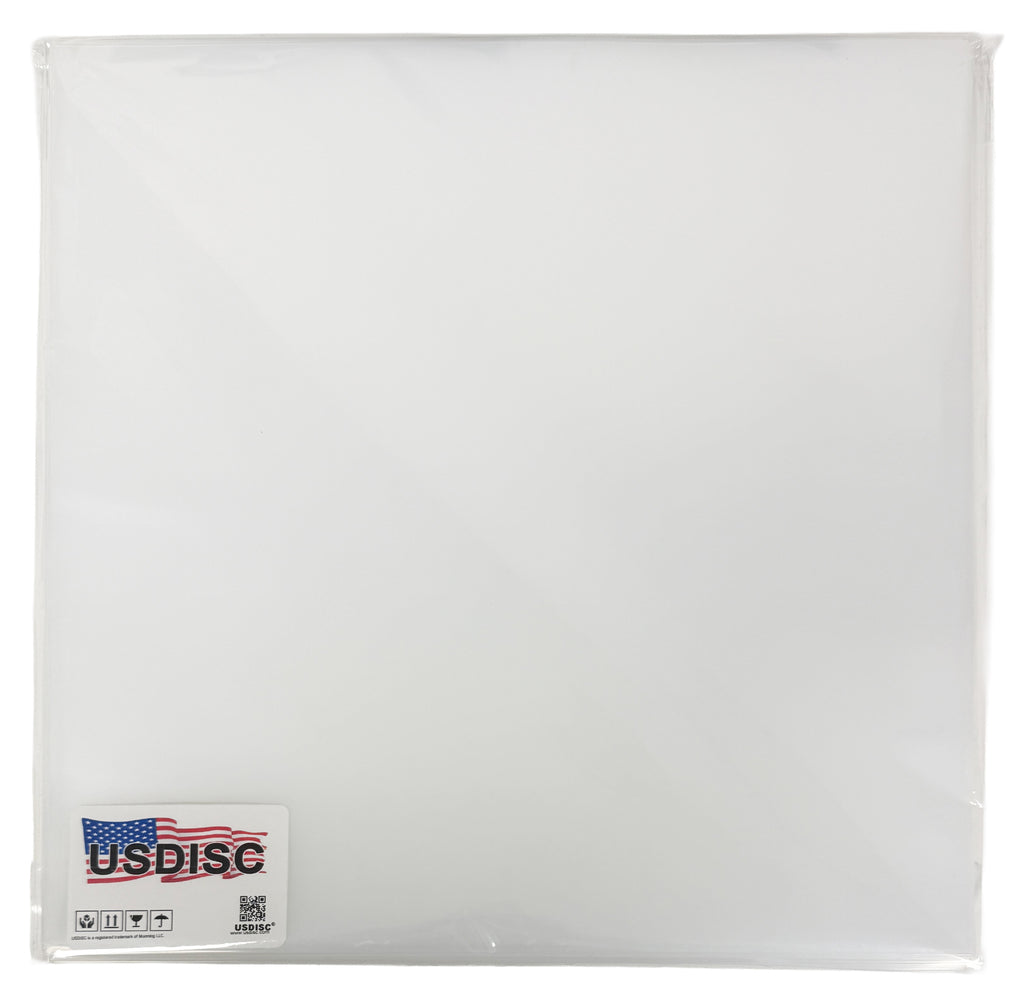 USDISC Record Outer Sleeves 12", LP, 6mil, Clear