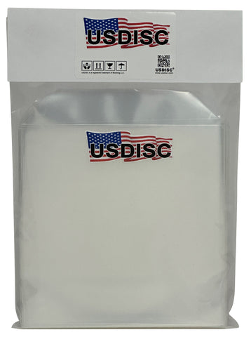 USDISC Storage Pockets 6 x 6, Flap, 4mil Stamp, Die & Stencil, Clear